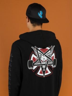 Independent x thrasher pentagram cross sales hoodie